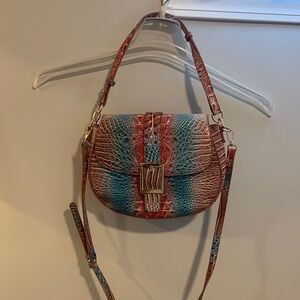 Stylish Multicolor Crocodile Pattern Women's Bag